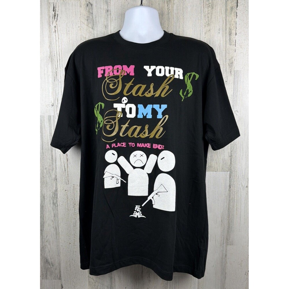 Vintage First Choice Coutoure Y2K Urbanwear Streetwear T-Shirt 3XL (25”x32”)